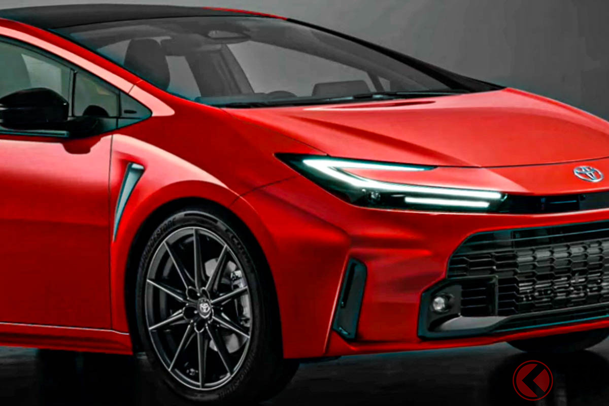 トヨタ新型「プリウス」をGR仕様に変えたレンダリング(Photo:Theo throttle)