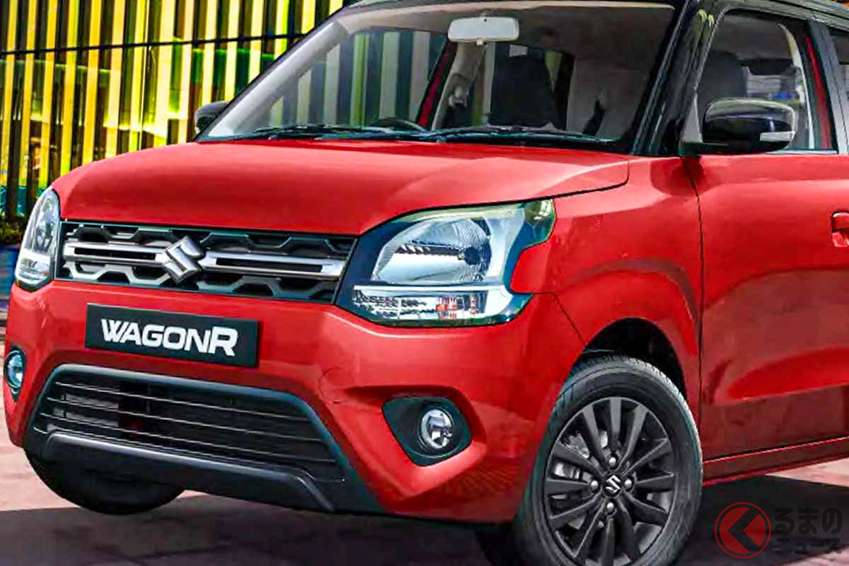 新燃料仕様車が発表されたスズキ「ワゴンR 」と同型車両(画像はガソリン車)