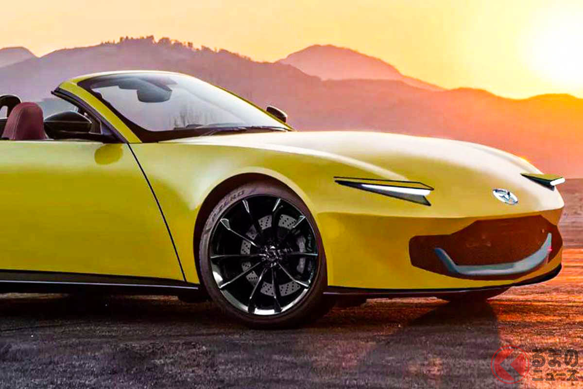 マツダ次期型「ロードスター」予想CG(photo:Andras Veres)