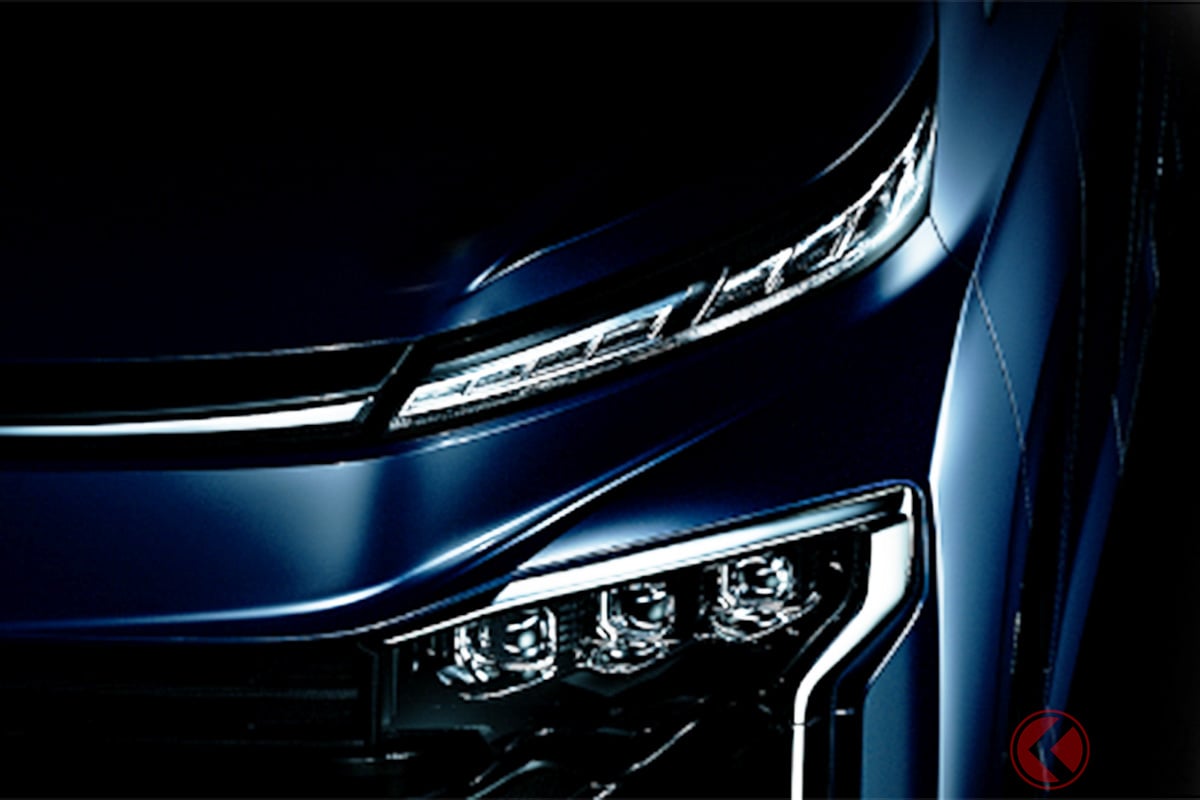 トヨタが公開した新型「ヴォクシー」のティザー画像