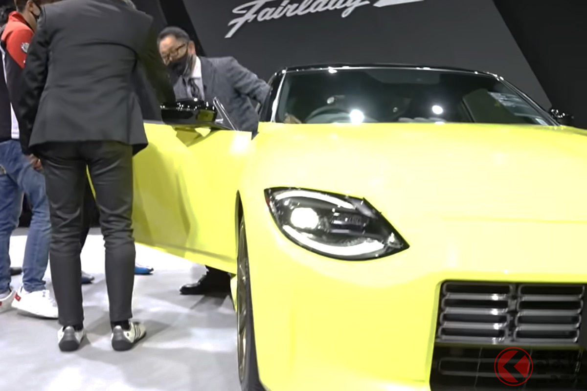 まさか! トヨタの豊田社長が日産新型「フェアレディZ」に乗り込んだ! 歴史的場面はスゴい!(画像:TOYOTA GAZOO Racing 公式You Tube)