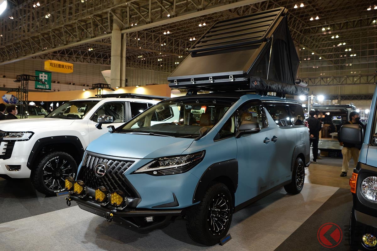 レクサスのミニバン Lm がオフロード仕様になった 車上泊 できるガチでイケてるアゲ系カスタム登場 くるまのニュース レクサスのミニバン Lm がオフロード仕様になった 車上泊 できるガチでイケてるアゲ系カスタム登場 くるまのニュース