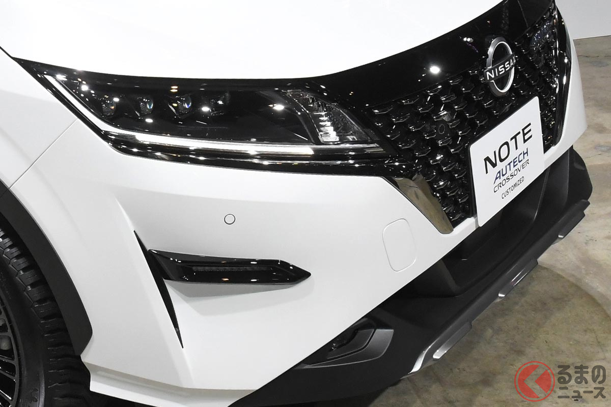 標準仕様より車高を70mm上げた「ノート AUTECH クロスオーバー カスタマイズド」