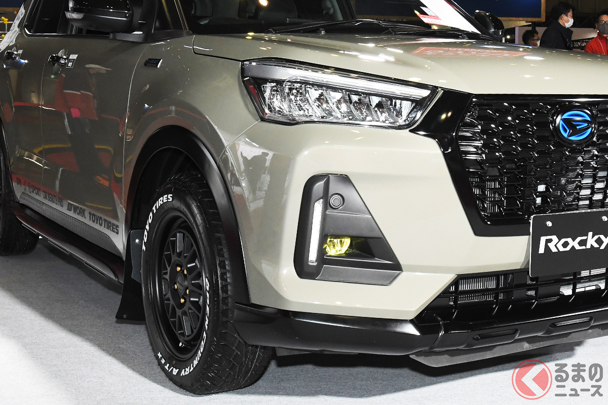 東京オートサロン2022に出展されたダイハツ「ロッキー クロスフィールドVer.」