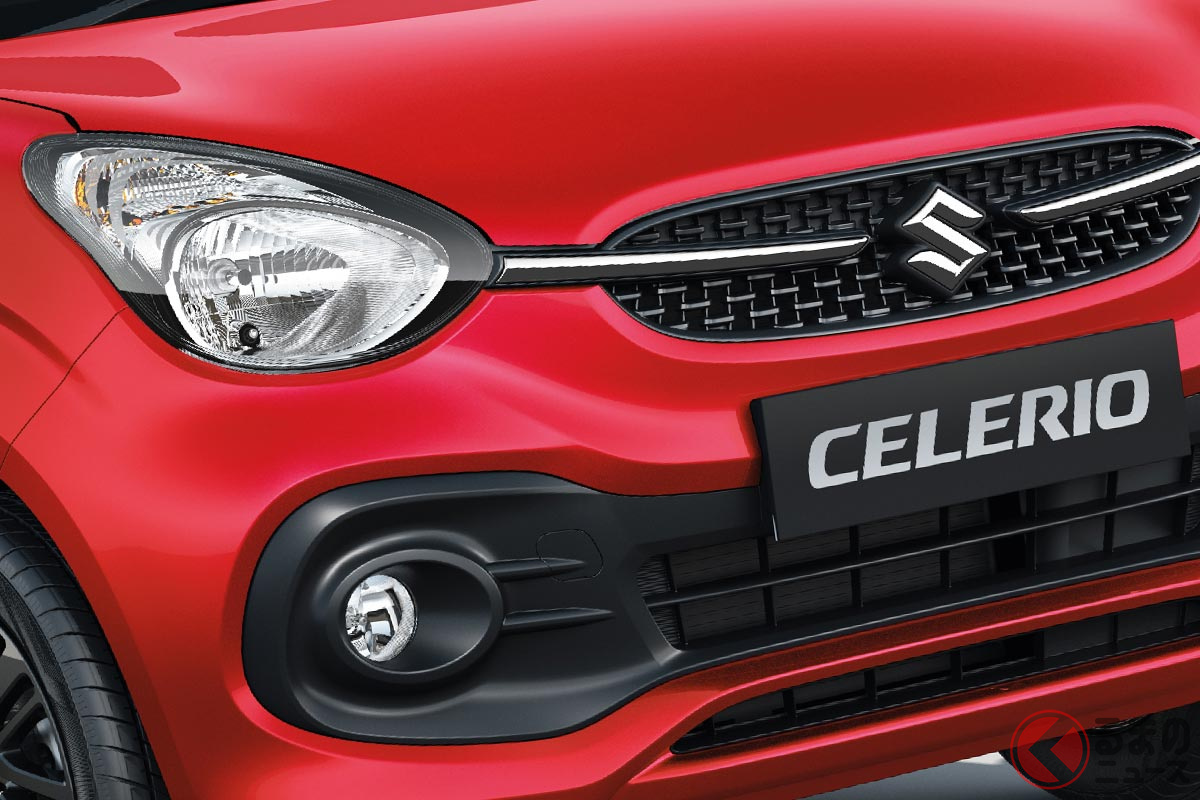 インドで人気のスズキ新型「セレリオ」(画像はガソリン車)