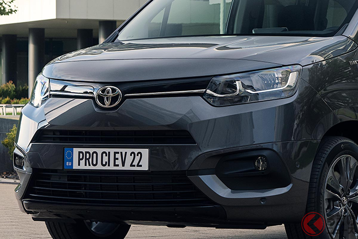 ハイエースより小型の商用車 トヨタ新型「プロエースシティ エレクトリック」(スペイン仕様)