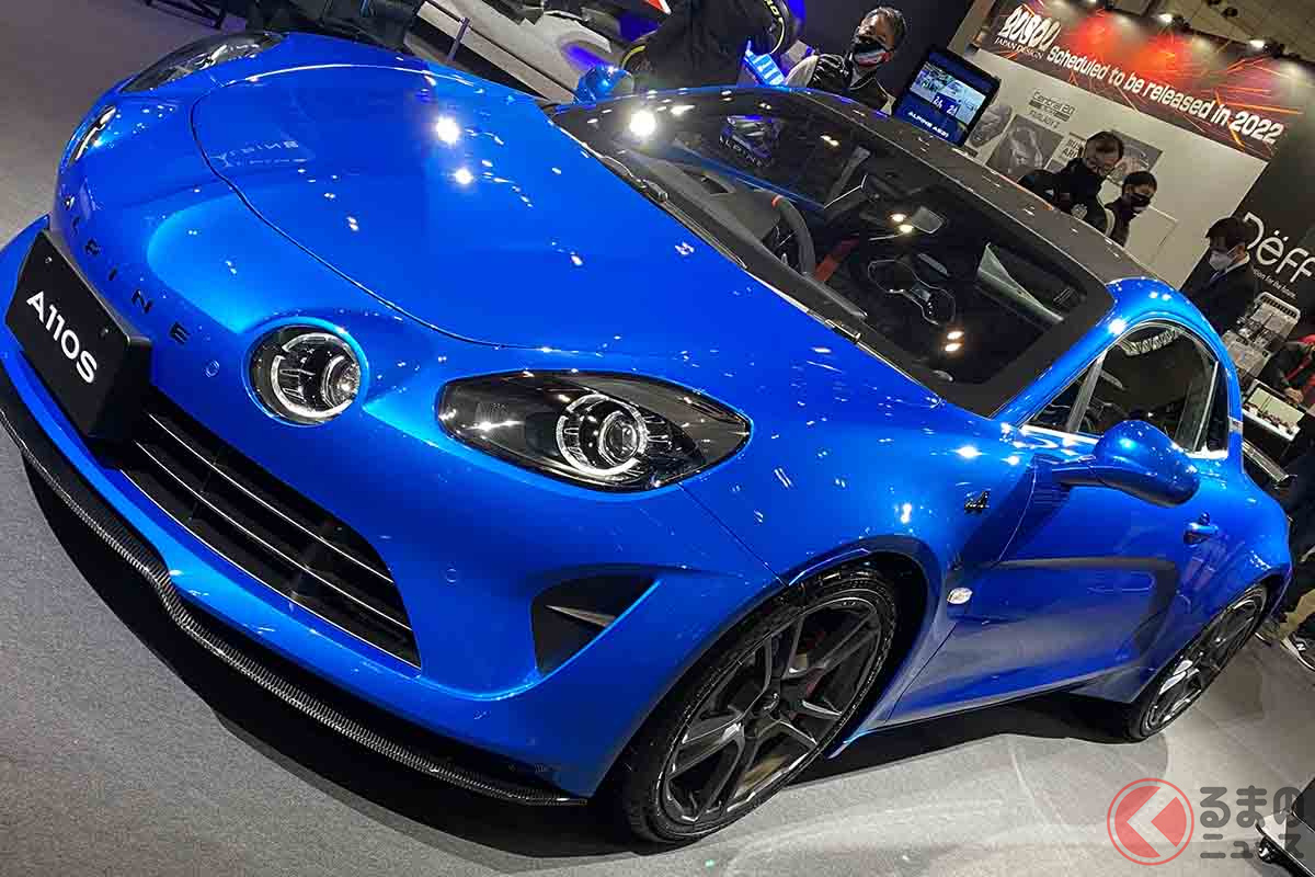 東京オートサロン2022 アルピーヌブースに展示された「A110Sアセンション」