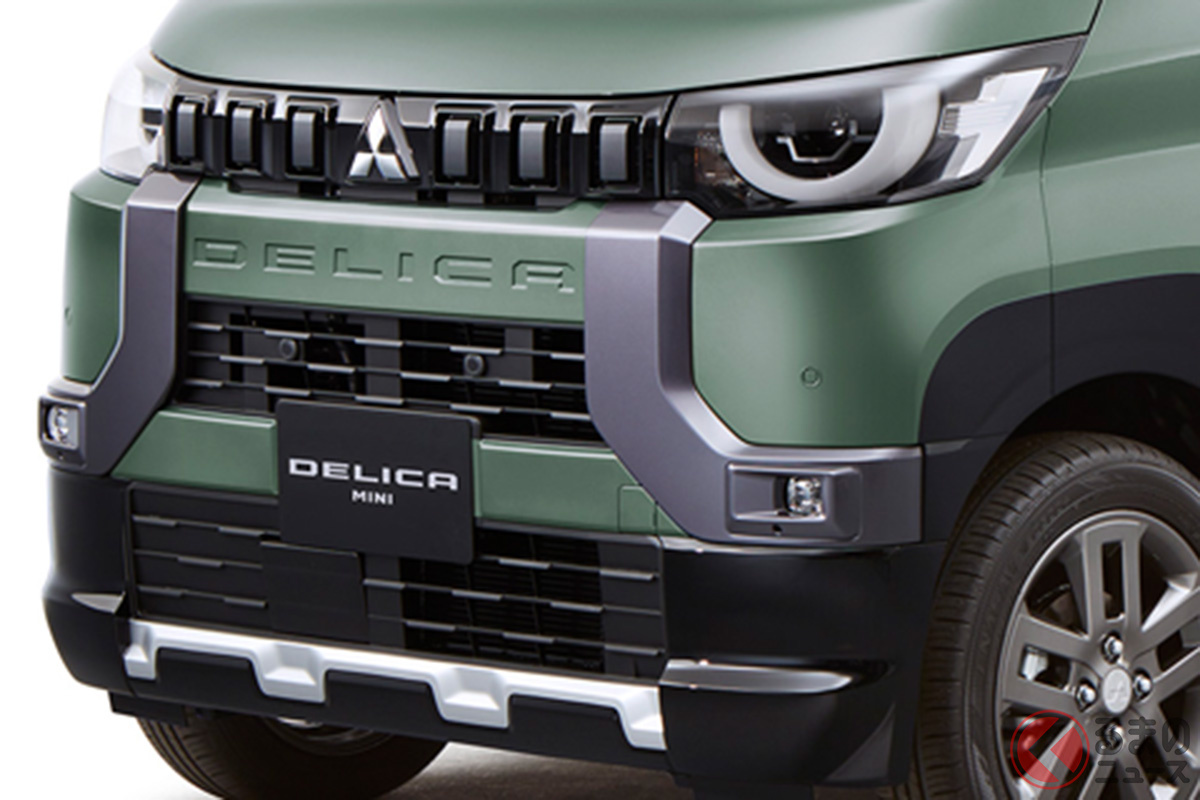 三菱が2023年5月の発売を明らかにしたSUVテイストの新型軽スーパーハイトワゴン「デリカミニ」(東京オートサロン2023出展車両)