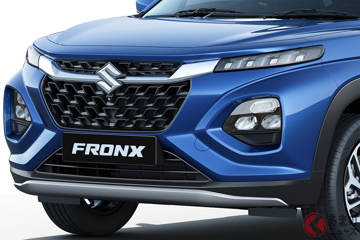 日本でも販売されるのか!? インド・デリーで開催される自動車ショー「Auto Expo 2023」で世界初公開されたスズキの新型コンパクトSUV「フロンクス」