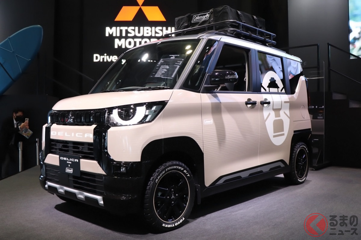 東京オートサロン2023で公開された三菱「デリカミニ」
