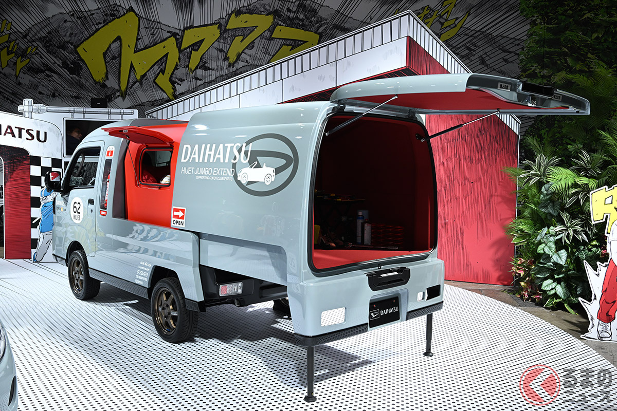 荷台がながーーい! ダイハツの「画期的な軽トラ」