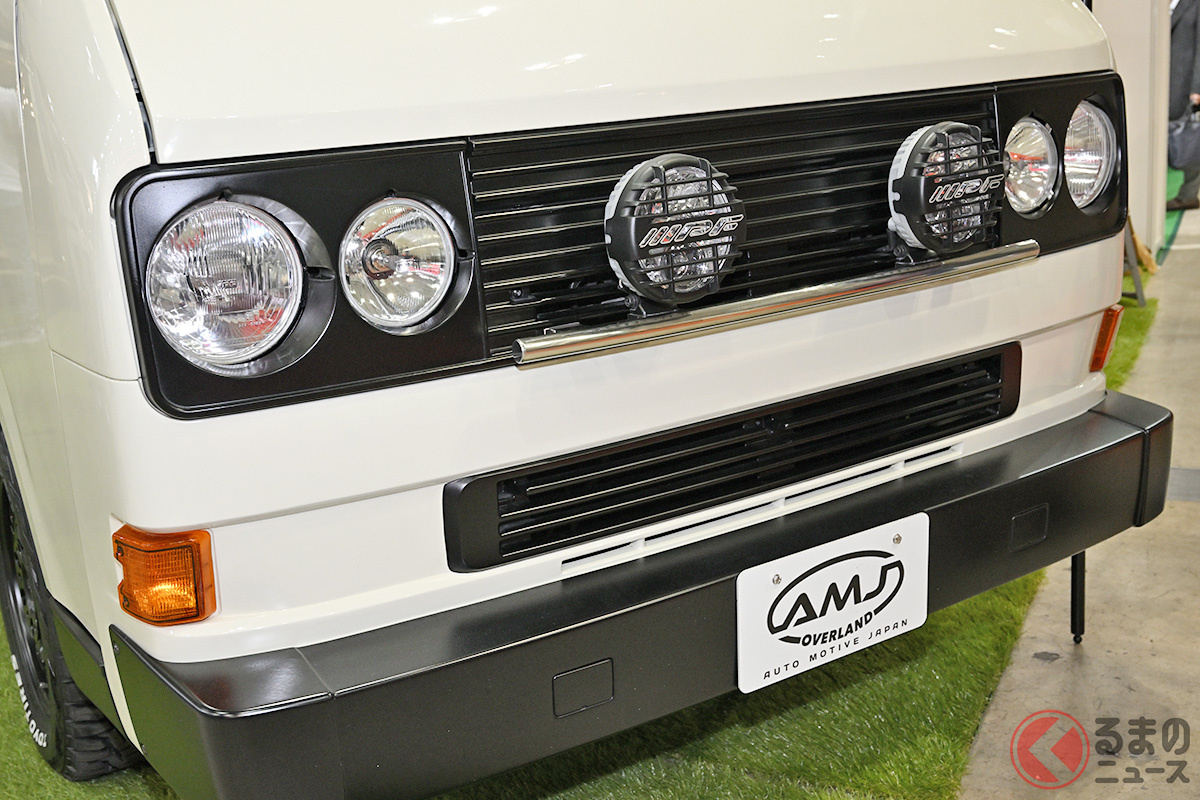 これが現行200系「ハイエース」なのか!? 角ばったレトロ顔に生まれ変わったAMJ「VANACE(ヴァナス)」
