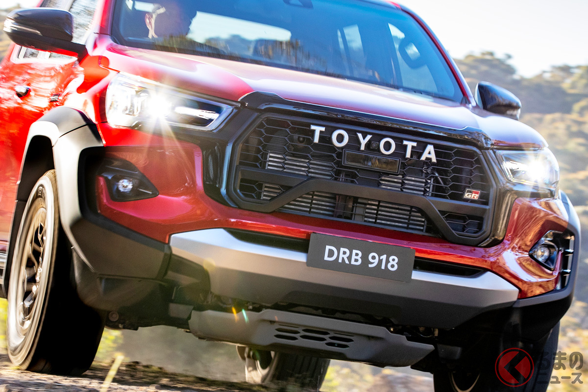 この存在感はやばい! トヨタオーストラリアが世界初公開した新型「ハイラックスGRスポーツ」が凄い!