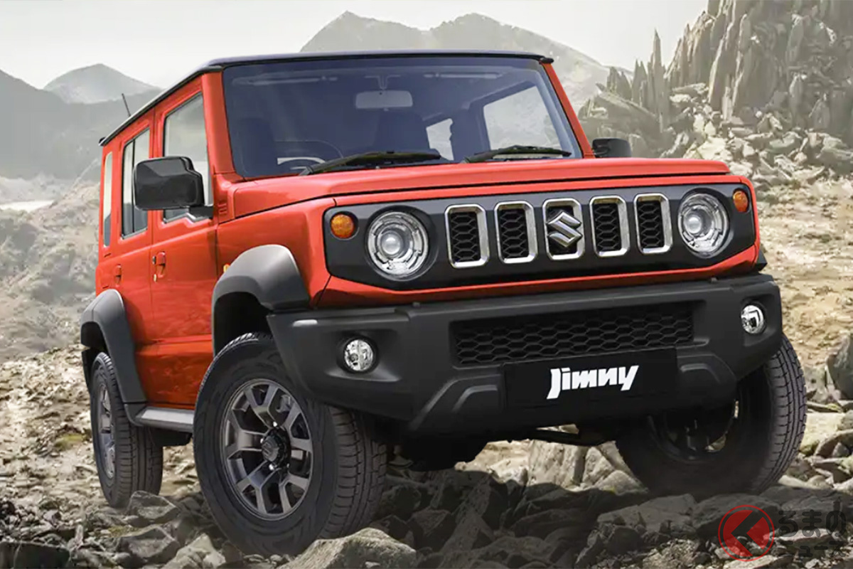 きた~! ついに新型「ジムニー5ドア」がインドで世界初公開された