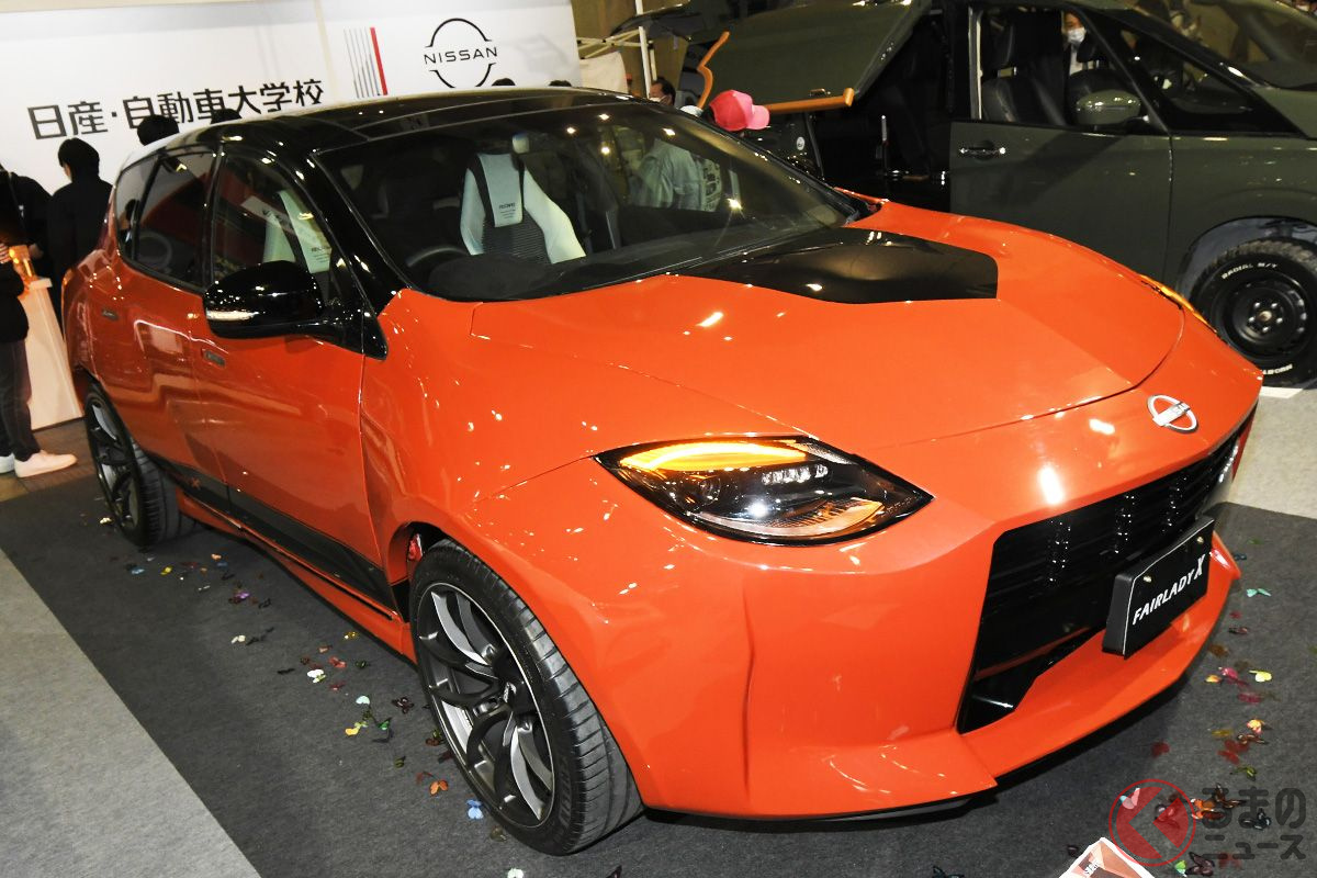 日産京都校の学生が手掛けた「フェアレディX」には大きな反響が集まった!