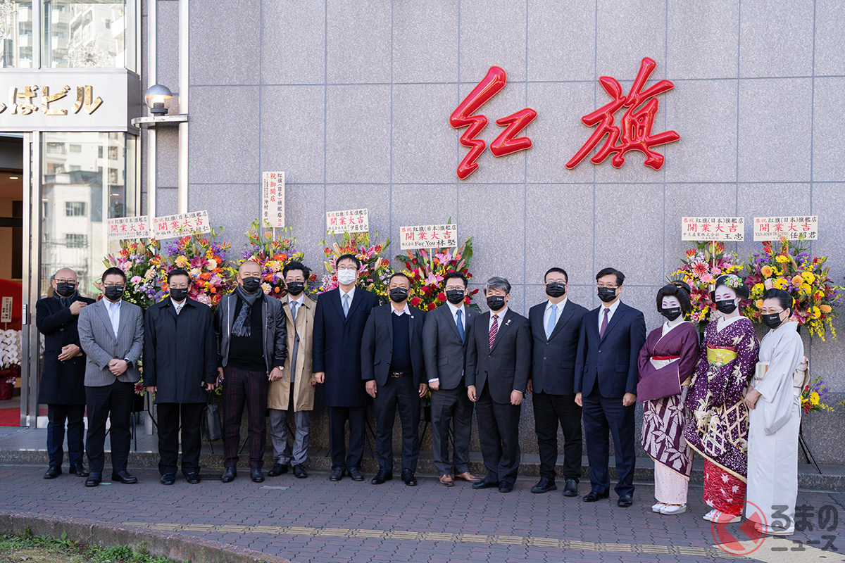 2021年12月にオープンした大阪にショールーム「紅旗エクスペリエンスセンター」