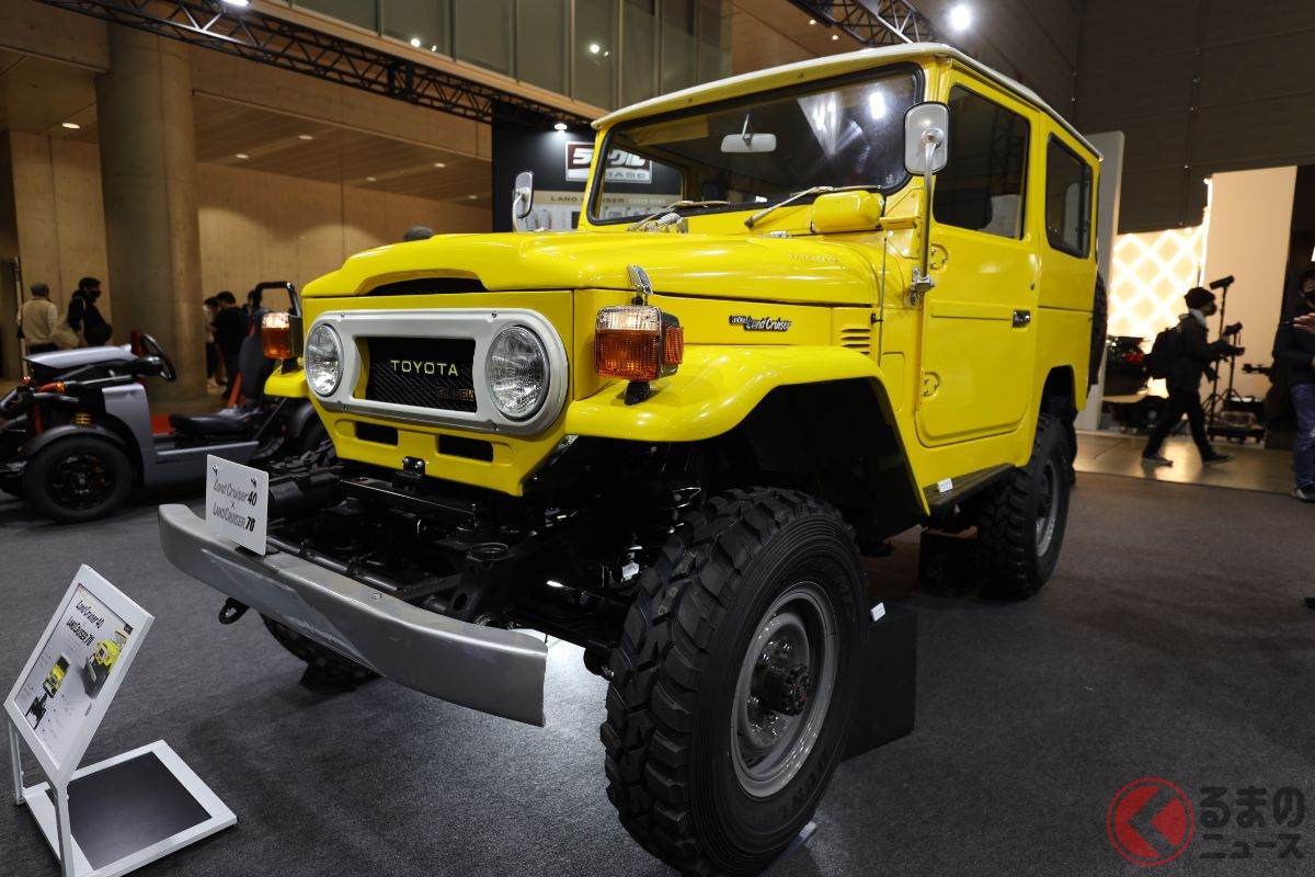 「ランクルBASE」では40 × 70というレストアモデルも手掛けている