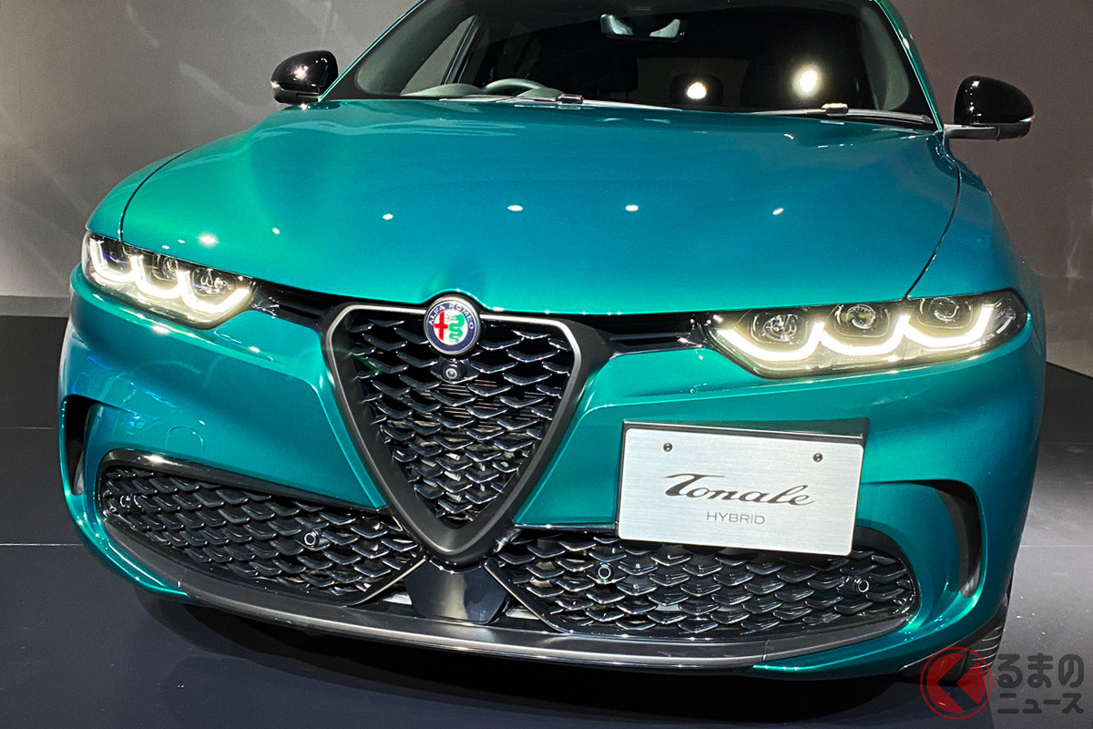 アルファ ロメオの新型SUV「トナーレ」(画像は日本発表の様子)