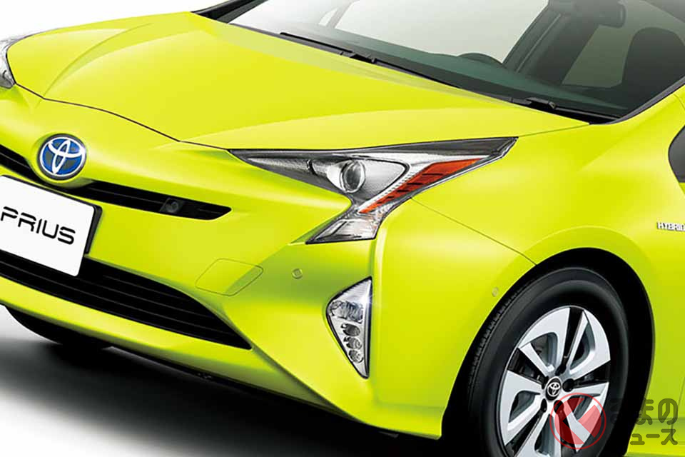 トヨタ4代目「プリウス」に採用されたカラー「サーモテクトライムグリーン」