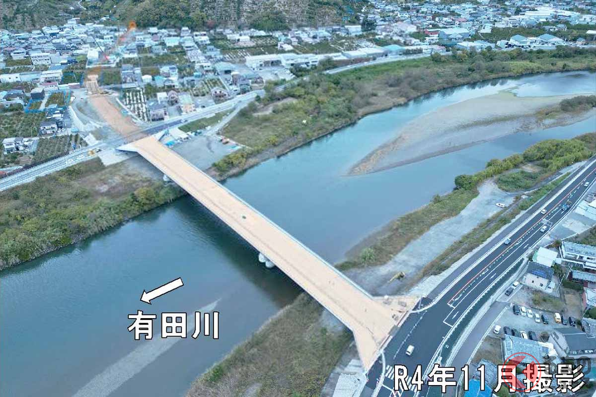 国道42号有田海南道路の有田サンブリッジ(画像:国土交通省近畿地方整備局和歌山河川国道事務所)