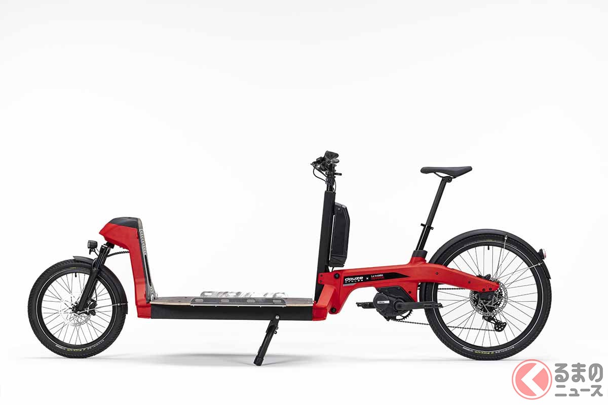 トヨタの新型カーゴバイク「DOUZE Cycles x Toyota Mobility」