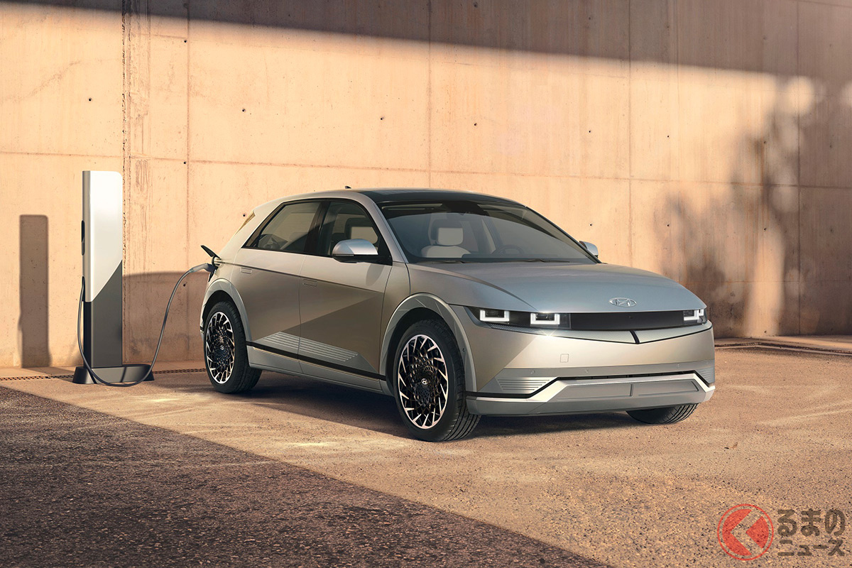 ヒョンデの新たなEVとなる「アイオニック 5」 日本での走行も幾度と目撃されている