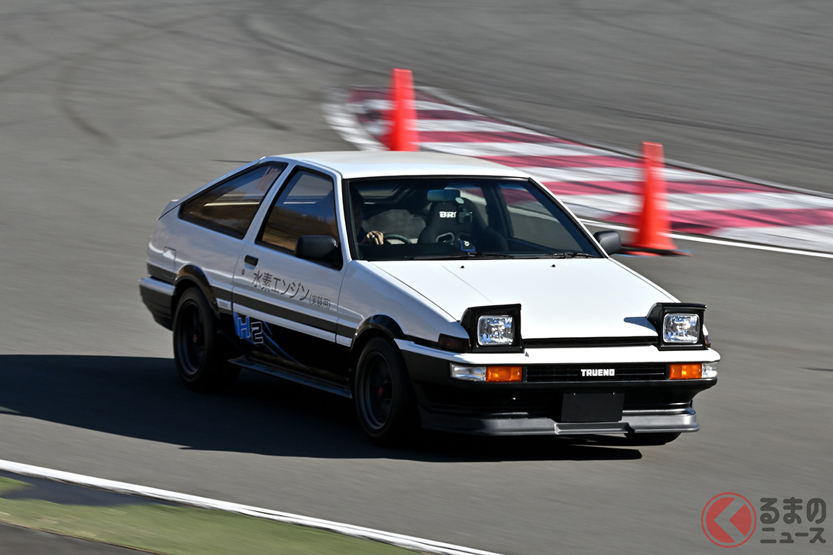 「愛車を守るカーボンニュートラル」をコンセプトに開発された「AE86 H2 Concept」