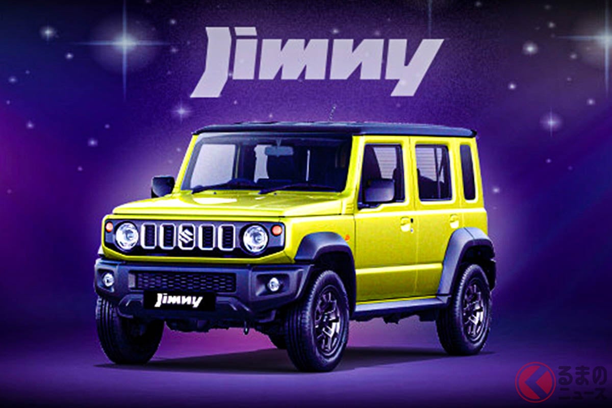 オーストラリアで公開されたスズキ新型「ジムニー5ドア」のイメージ