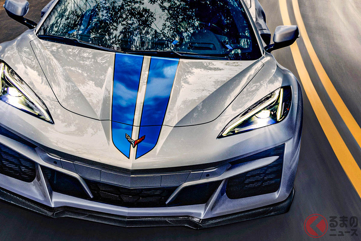 史上最速の量販コルベット!シボレー新型「コルベット E-Ray」