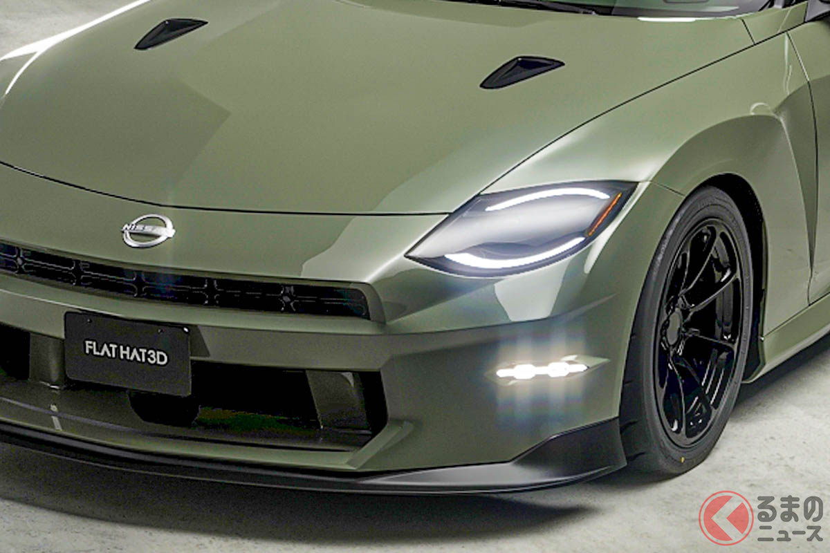 日産新型「GT-R」顔の新型「フェアレディZ」!? 「Z T Spec」のレンダリング(Photo:flathat3d)