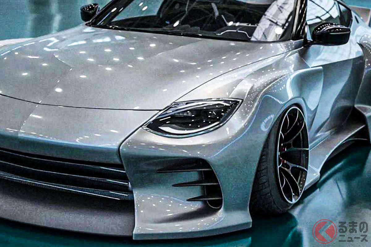 波打つボディがスゴイ! 日産新型「フェアレディZ」のカスタムレンダリング(Photo:AB MotorHouse)