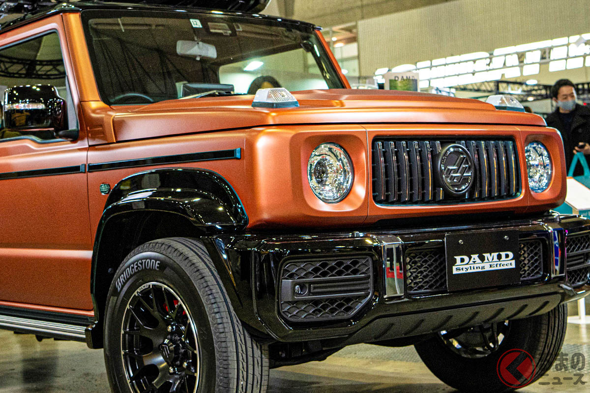 オートサロン2023で展示されたDAMDの新作ボディキット「little G. ADVANCE (リトル・ジー アドバンス)」