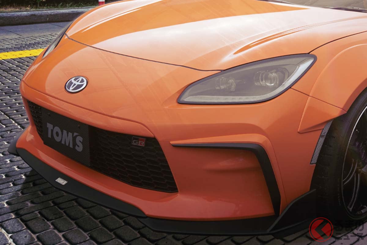 トムスが開発したワイドボディのトヨタ「GR86」