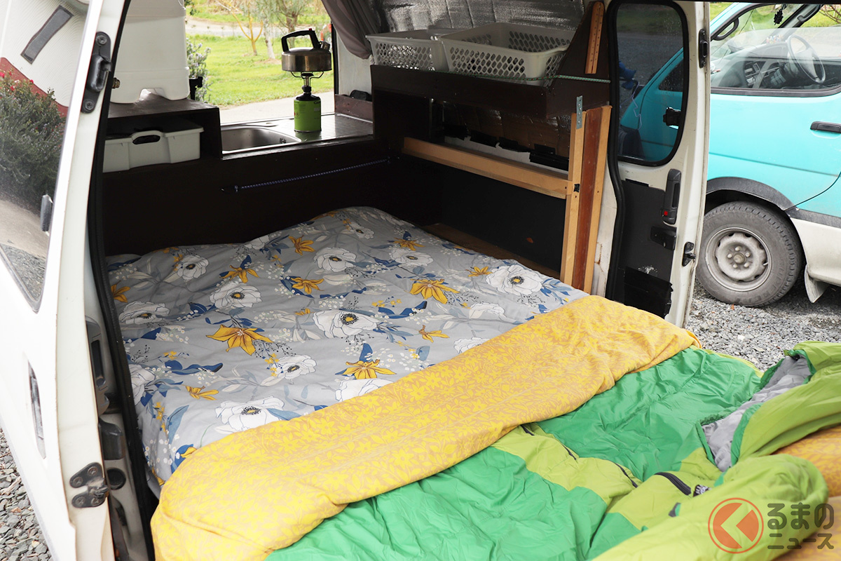 車中泊の利用者増加でトラブル多発? (画像はイメージ)