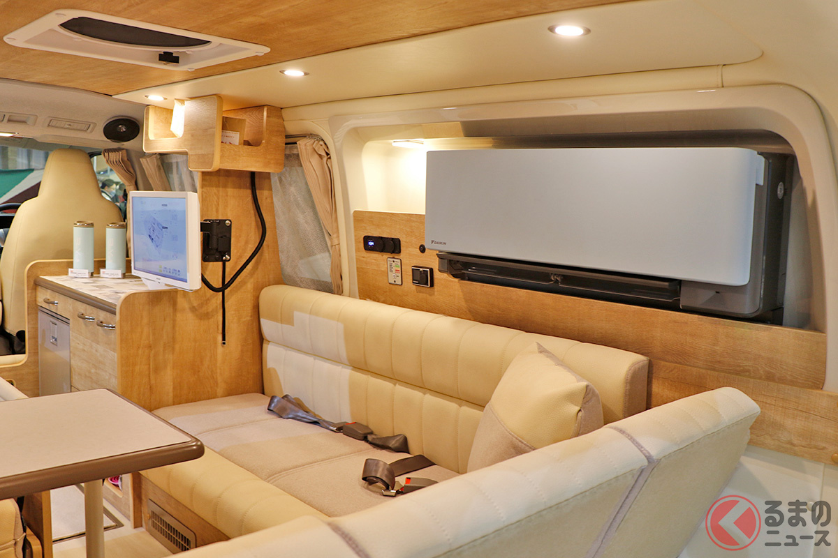 もはや「おうち」でしかない!? 家庭用エアコンを装着した新型キャンピングカー「レクビィ・ソラン」