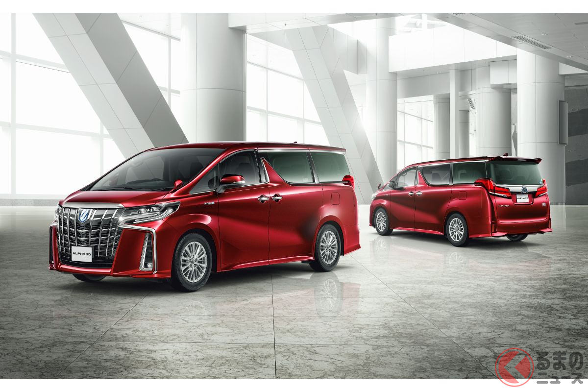 Toyota's popular luxury minivan the Alphard is rumored to be getting a ...