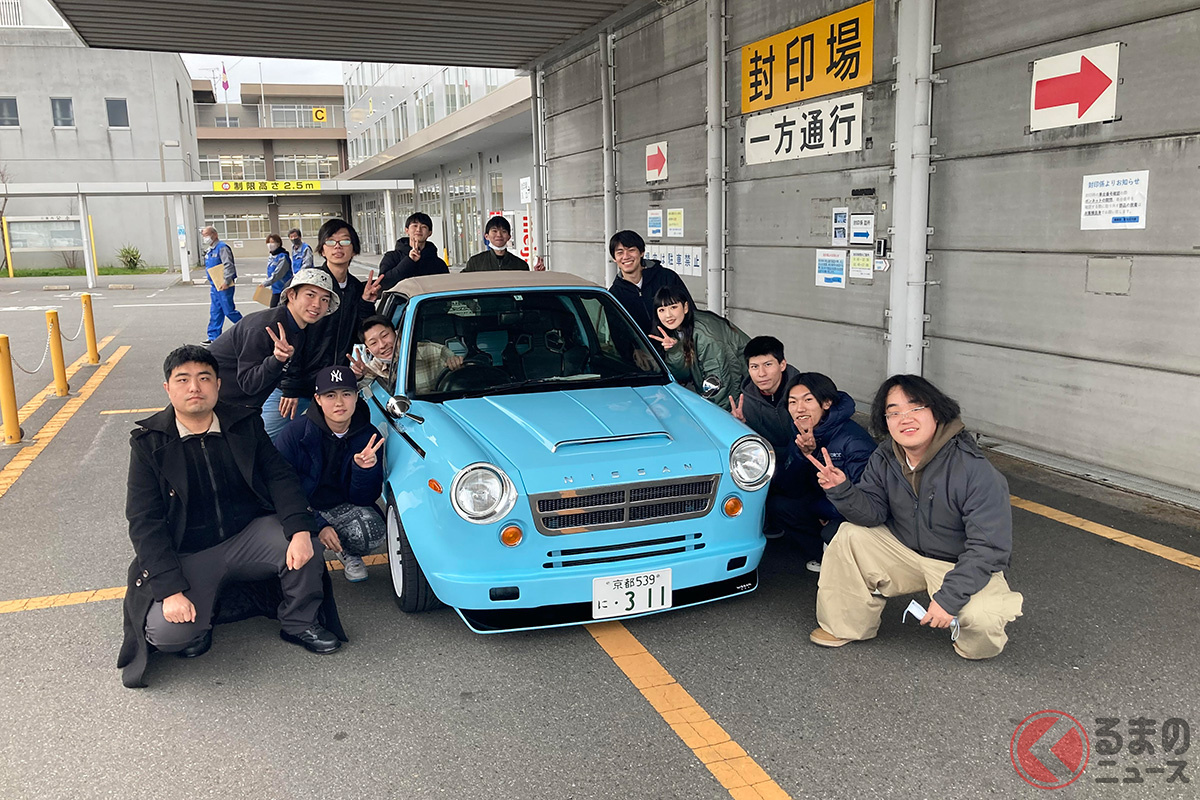 日産京都校の学生が頑張った! 蘇った「ダットサン・フェアレディ」 完成度の高さに感激!(画像提供:日産京都自動車大学校)