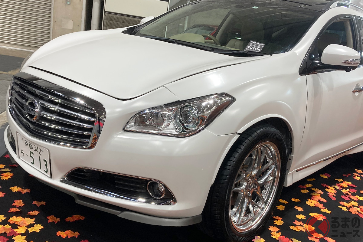 日産京都自動車大学校の学生が制作した「シーマSUV」(画像:日産京都自動車大学校)