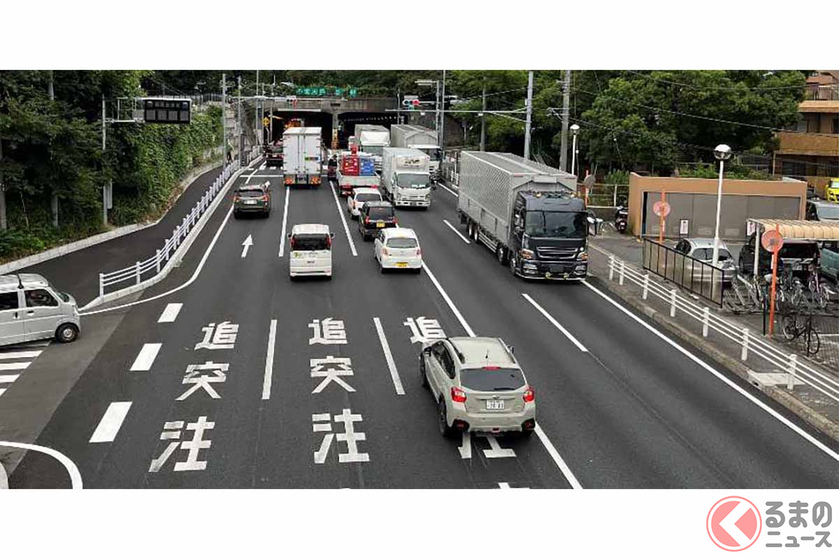 改良後の国道6号松戸隧道交差点(画像:国土交通省関東地方整備局千葉国道事務所)