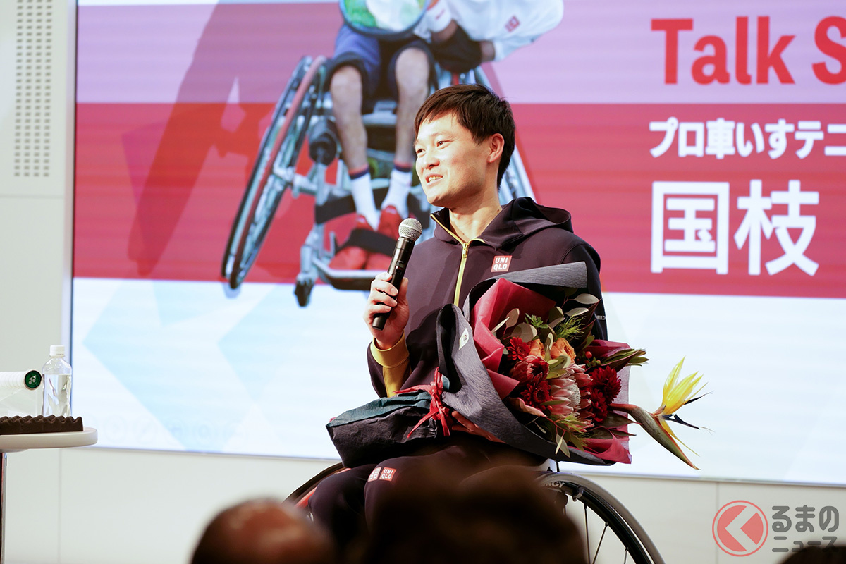 2023年1月に引退を表明したプロ車いすテニスプレーヤー 国枝慎吾氏