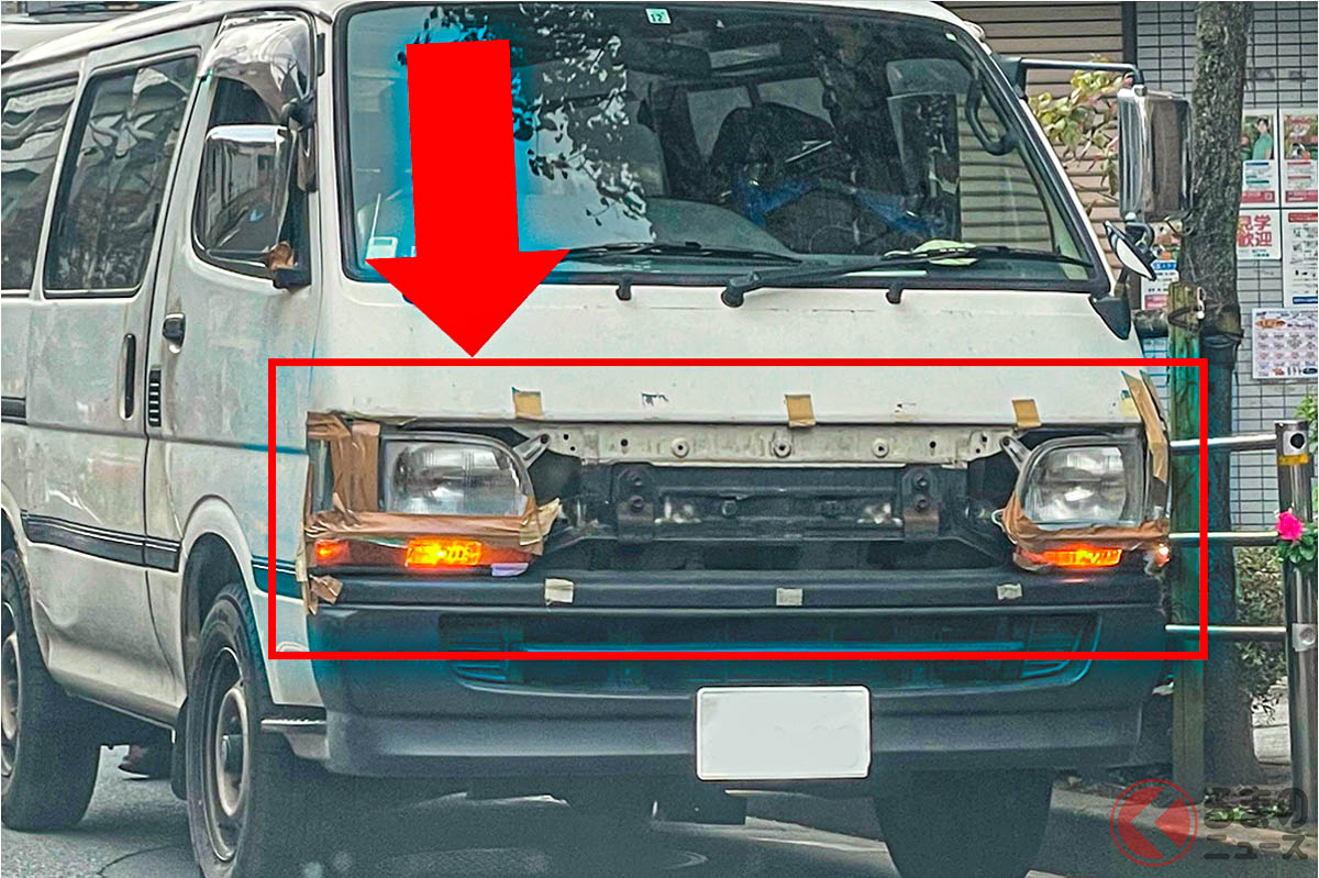 グリルがない…こんなクルマは公道で走行しても問題ないのだろうか(画像はイメージ)