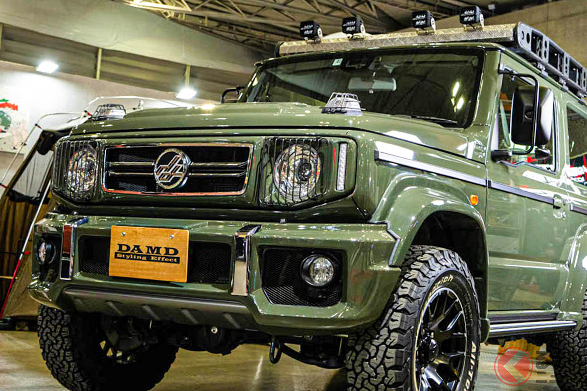 「ジムニー5ドア」にも似合う? DAMDの新作ボディキット「little G. AVENTURA(リトル・ジー アベンチュラ)」