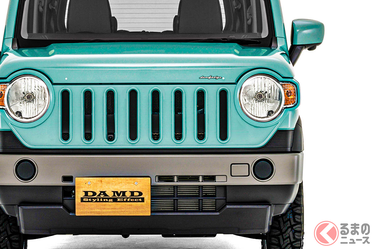 大阪オートメッセ2023にも展示された新作パーツを取り付けた「ハスラー カントリー」