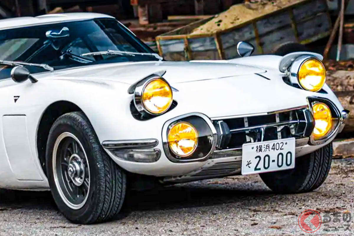 62万3750ユーロ(約8830万円)で落札されたトヨタ「2000GT」(Photo:RMサザビーズ)