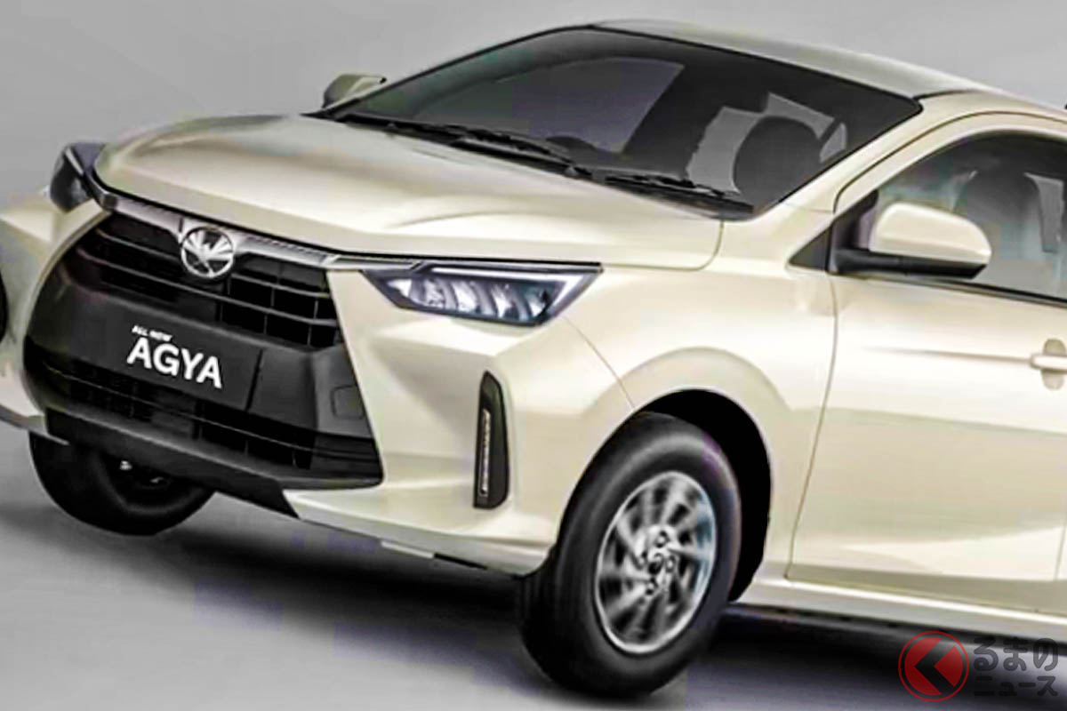 発表されたトヨタ新型「アギア」