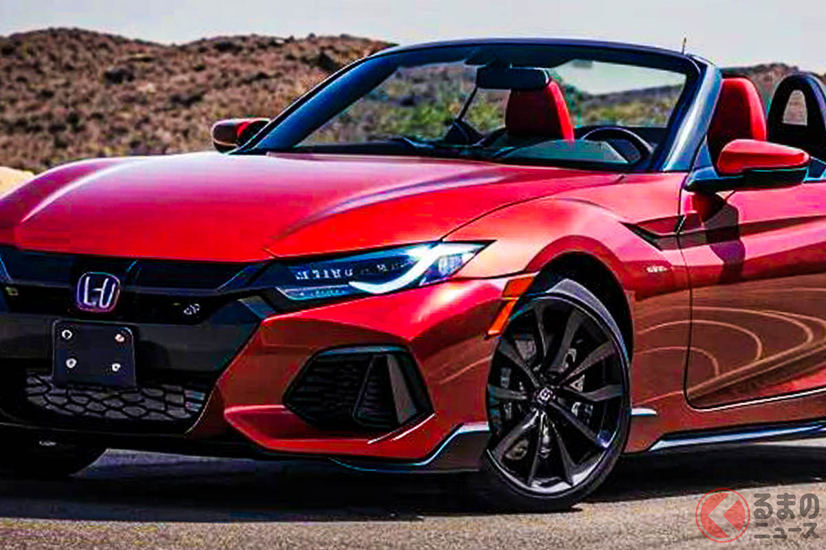 AIが想像した待望のホンダ次期型「S2000」のレンダリング(Photo:automotive.diffusion)