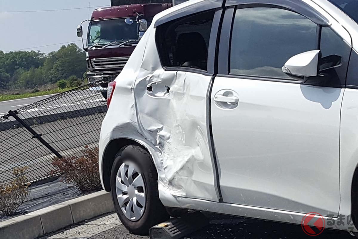 駐車場でガシャン! 私有地内での事故どうしたらいい?(画像はイメージ)