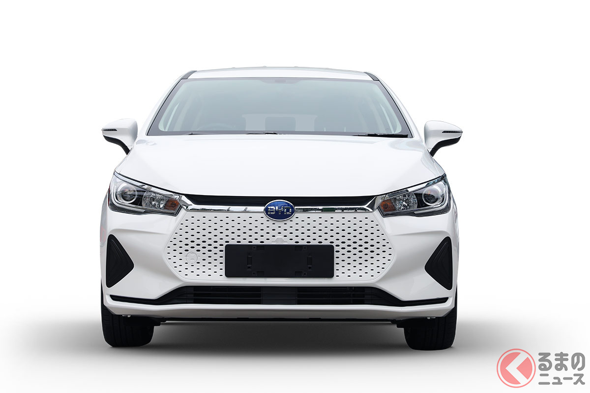 自治体・法人向け純電気自動車となるBYD「e6」(画像提供:BYD JAPAN)