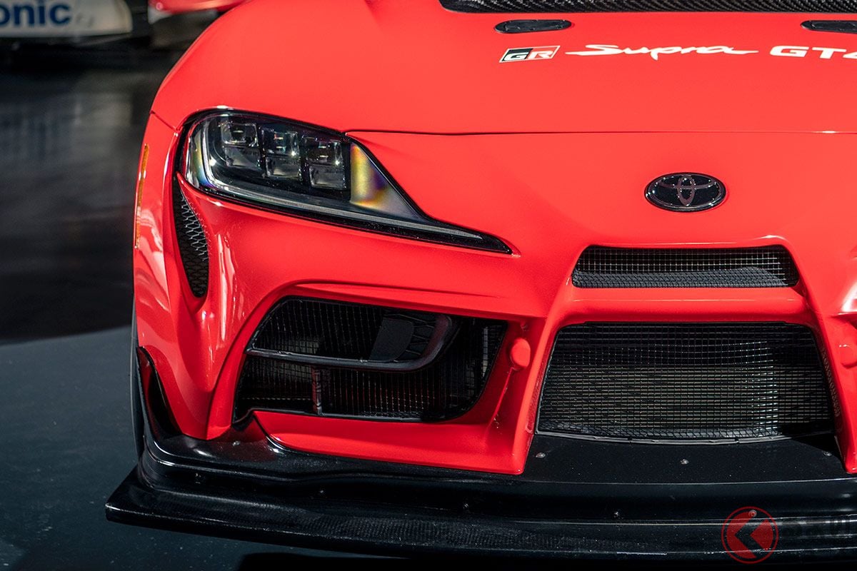 レッドのカラーリングが眩しい! 6台限定で販売される「GRスープラGT4 50エディション」