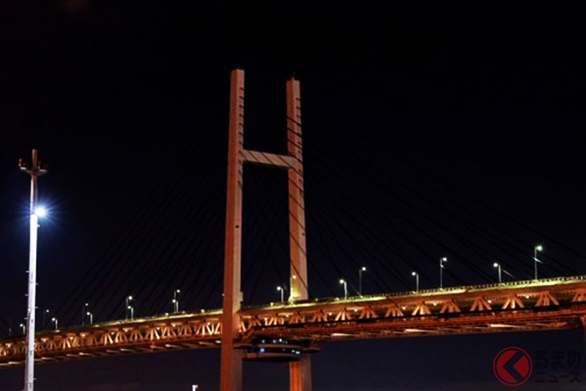 レインボーブリッジが真っ暗 電力需給ひっ迫警報 で首都高5大ブリッジ消灯 一晩 20kwh の節電が可能に くるまのニュース レインボーブリッジが真っ暗 電力需給ひっ迫警報 で首都高5大ブリッジ消灯 一晩 20kwh の節電が可能に くるまのニュース